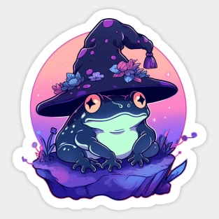 Witchy Frog Sticker